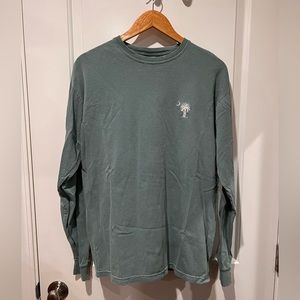 South Carolina Palm Tree Moon Insignia Long Sleeve T Shirt